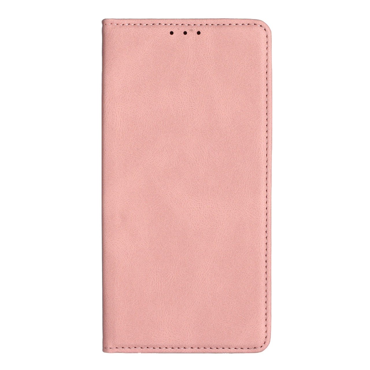 Leather Folio Wallet Case for iPhone 15 Plus - Pink - HD Accessory