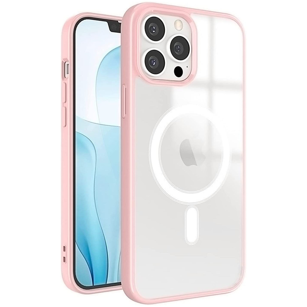 Sale* MagSafe Compatible Premium Hybrid Protective Case for iPhone 15 Pro  Max - Pink - HD Accessory