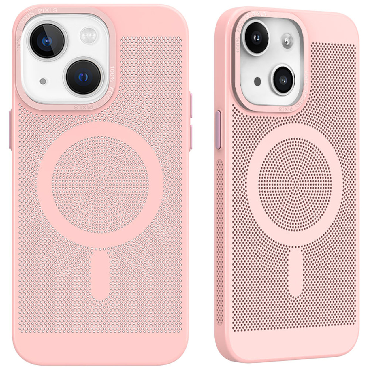 Perforated Heat Dissipation Case with MagSafe for iPhone 15