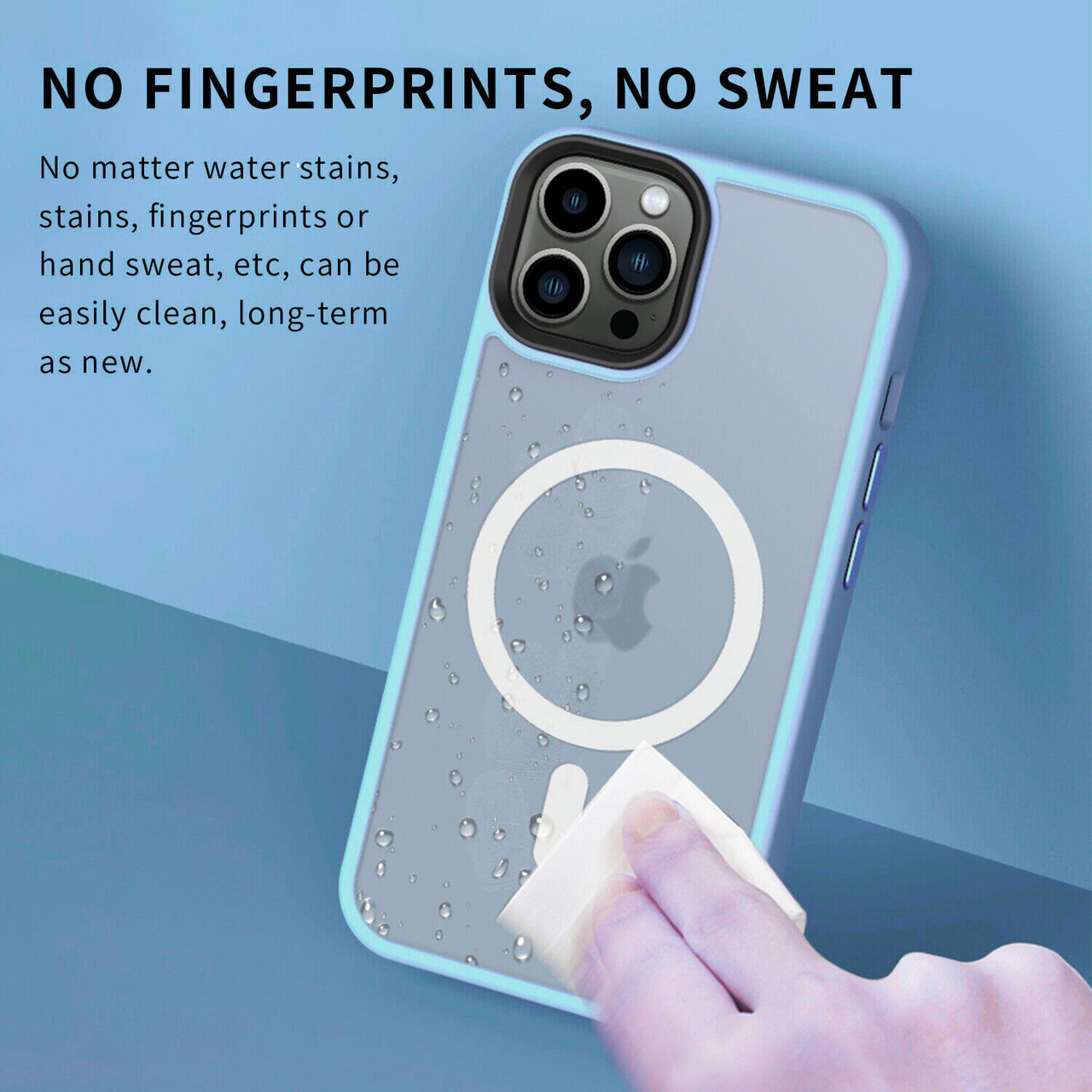 Shade Series Hybrid Case with MagSafe for iPhone 15 Plus - Blue