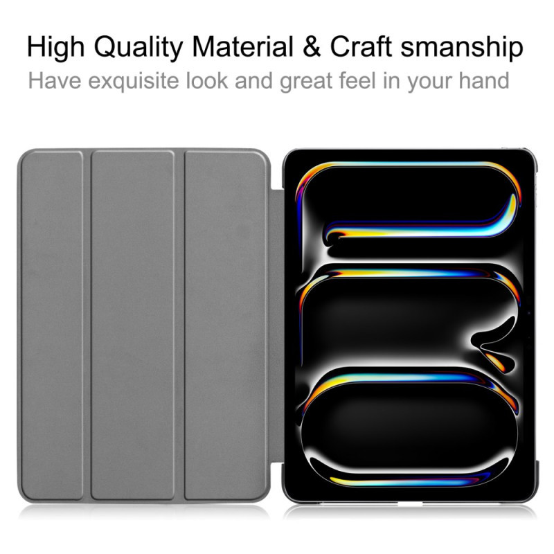 Smart Leather Folio Hybrid Case for iPad Pro 11-inch (M4) - Sakura