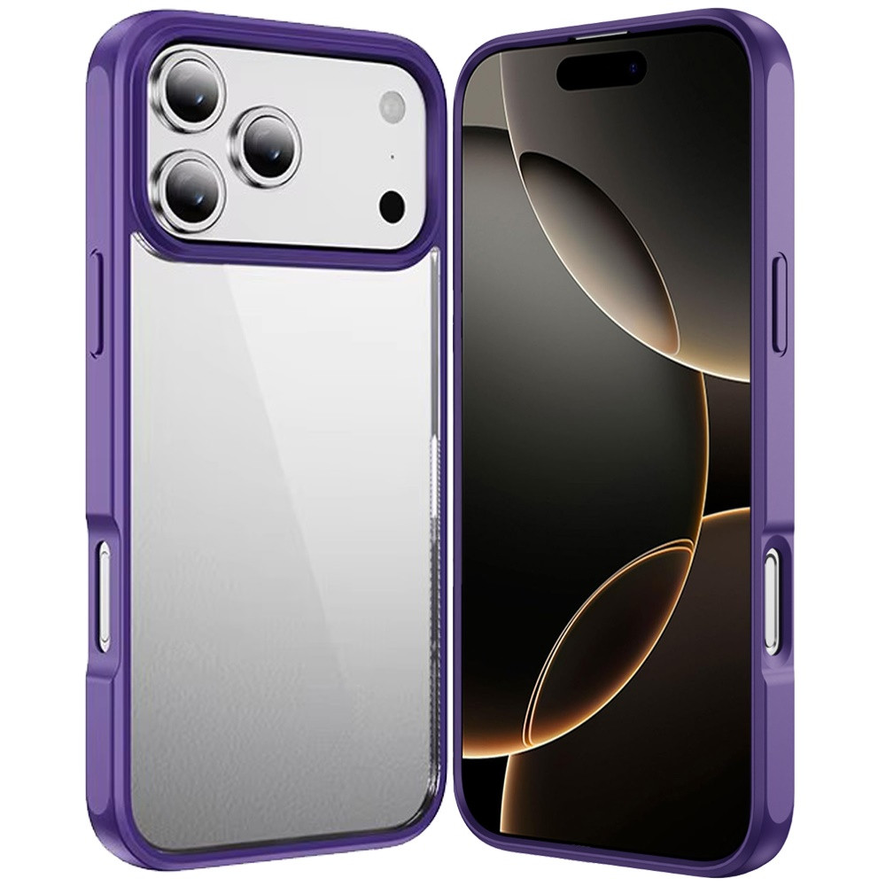 HD Slim Transparent Case for iPhone 17 Pro Max - Purple - HD Accessory