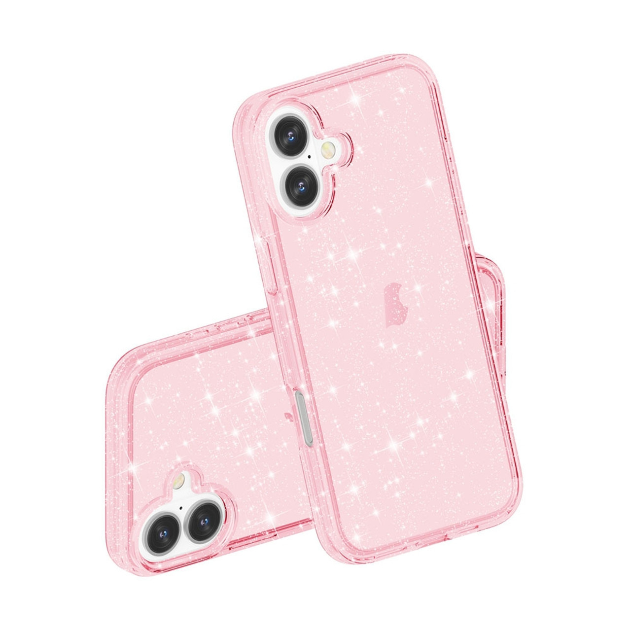 Crystal Glitter Fusion Case for iPhone 17 - Pink - HD Accessory Crystal Glitter Fusion Case for iPhone 17 - Pink - HD Accessory
