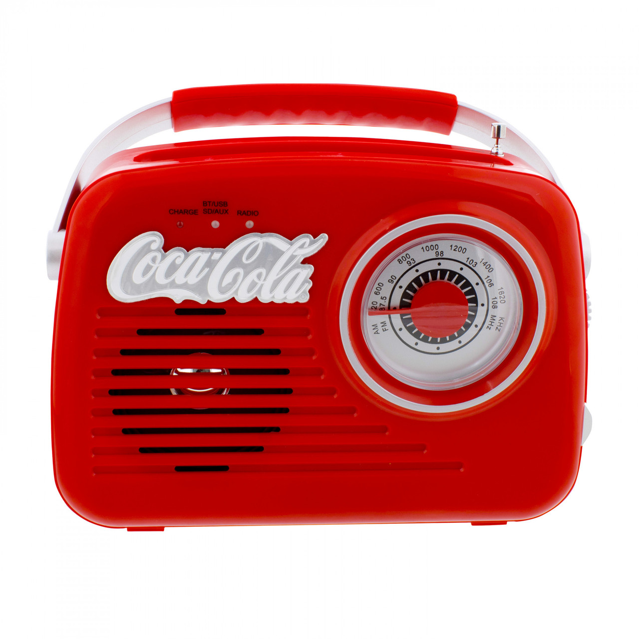 コカ・コーラのラジオ Coca-Cola Retro Radio with Bluetooth Wireless Speaker - HD Accessory