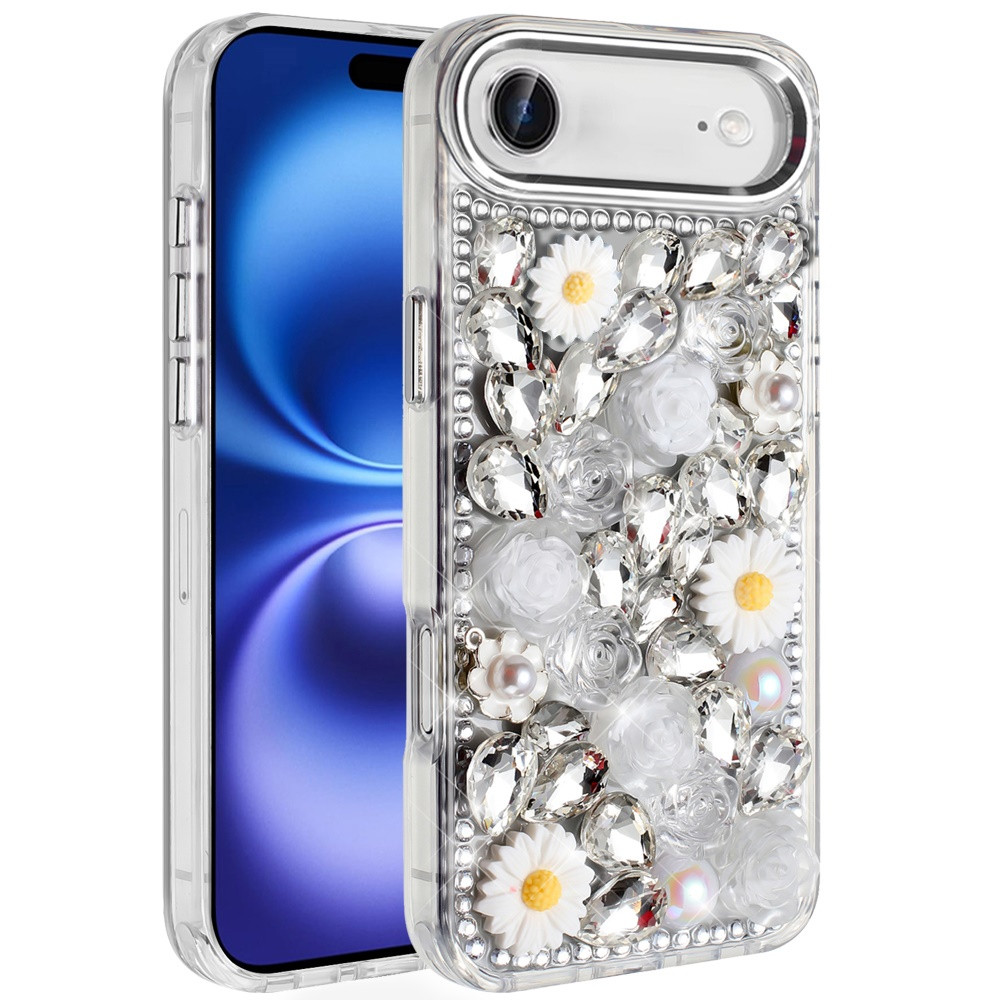 Luxurious Bling 3D Crystal Diamond Case for iPhone Air - Clear - HD Accessory Luxurious Bling 3D Crystal Diamond Case for iPhone Air - Clear - HD Accessory