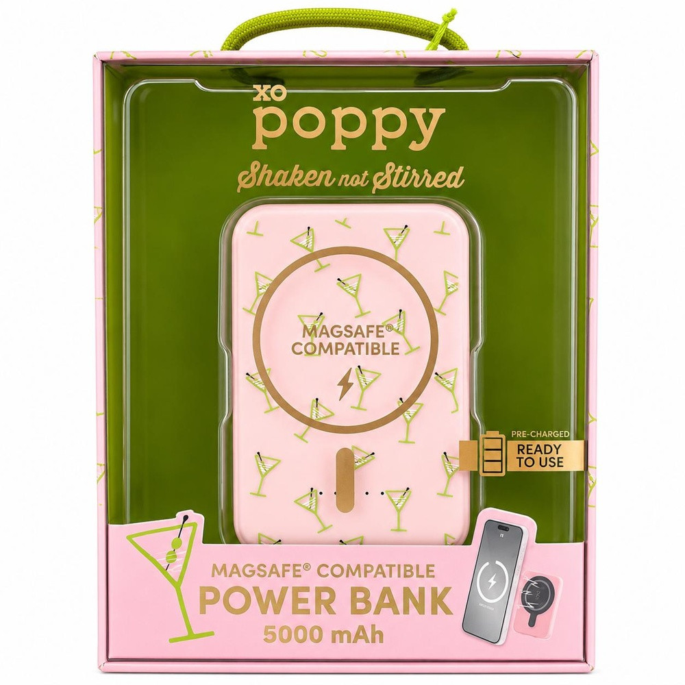 XO Poppy 5000mAh MagSafe Magnetic Wireless Charging Power Bank