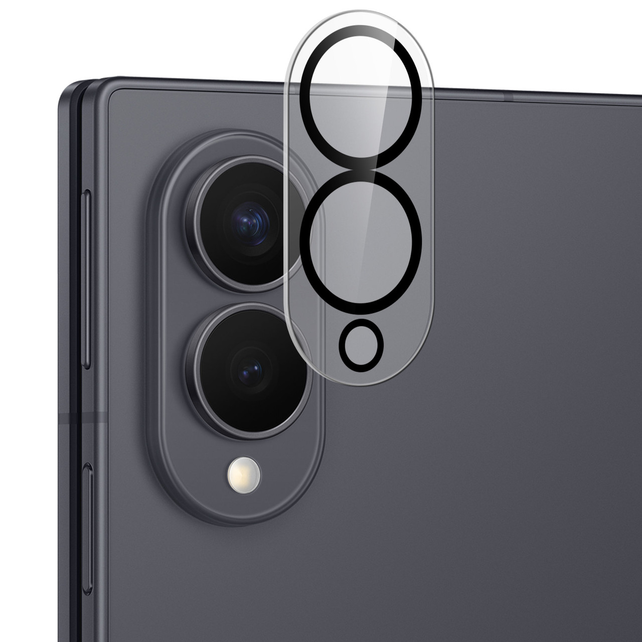 HD Tempered Glass Camera Lens Protector with Anti-Reflective Ring