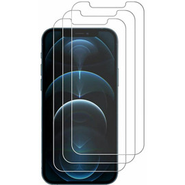 3-Pack HD Premium 2.5D Round Edge Tempered Glass Screen Protector for iPhone 12 Pro Max