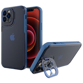 Camera Lens Stand Case for iPhone 13 Pro - Blue