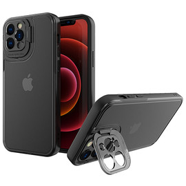 Camera Lens Stand Case for iPhone 13 Pro - Black