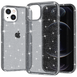 Crystal Glitter Fusion Case for iPhone 13 Pro Max - Smoke