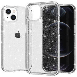 Crystal Glitter Fusion Case for iPhone 13 Pro - Clear