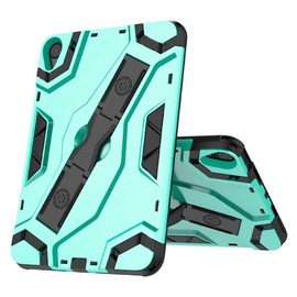 Rugged Hybrid Armor Case with Multi-Functional Kickstand for iPad Mini (A17 Pro) and iPad Mini (6th gen) - Teal