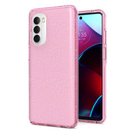 Full Glitter Hybrid Protective Case for Motorola Moto G Stylus 5G 2022 - Pink