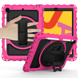 Military Grade 3-IN-1 Hybrid Armor Case with Hand Strap for iPad 9.7 inch (5th & 6th Generation)