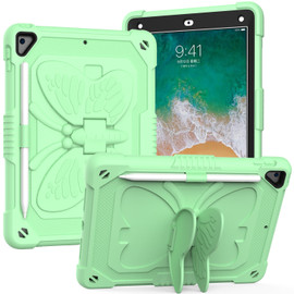 Butterfly Series Military Grade Shockproof Hybrid Case with Adjustable Wings for iPad 9.7 inch (5th & 6th Generation) - Green