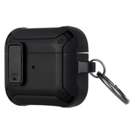Secure Lock Clip Design Hybrid Case for AirPods Pro - Black