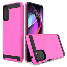 Brushed Textured Hybrid Armor Case for Motorola Moto G