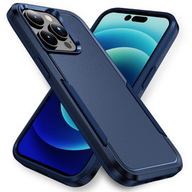 TUFF Hybrid Armor Case for iPhone 14 Pro - Navy Blue
