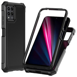 Military Grade Rugged Armor Case for T-Mobile REVVL 6 Pro 5G - Black