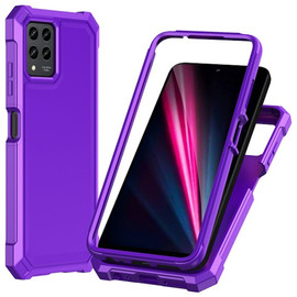 Military Grade Rugged Armor Case for T-Mobile REVVL 6 Pro 5G - Purple