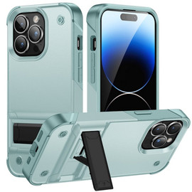 TUFF Hybrid Armor Case with Kickstand for iPhone 14 Pro - Teal