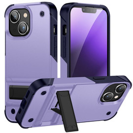 TUFF Hybrid Armor Case with Kickstand for iPhone 14 Plus - Purple