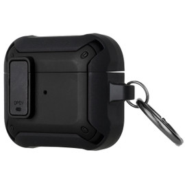 Secure Lock Clip Design Hybrid Case for AirPods Pro (2nd Generation) - Black