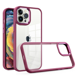 Optical Grade Acrylic Transparent Case for iPhone 11 - Burgundy