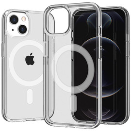 MagSafe Compatible Slim Transparent Case for iPhone 14 - Clear