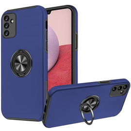 360 Rotating Ring Grip Hybrid Case for Samsung Galaxy A14 5G - Blue