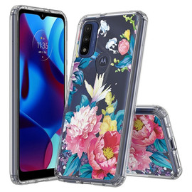 Fusion Shield Tough Snap-on Case for Motorola Moto G Play 2023 - Floral Garden