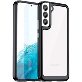 Fusion Shield Tough Snap-on Transparent Case for Samsung Galaxy S23 Plus - Black