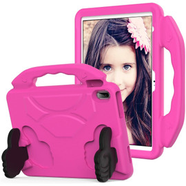 Kids Friendly Drop Resistant Case with Handle and Stand for iPad (10th Generation) - Hot Pink