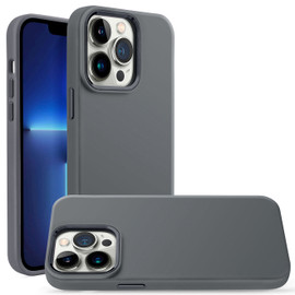 Nano Liquid Silicone Case for iPhone 14 - Grey