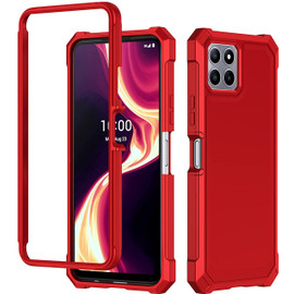 Military Grade Rugged Armor Case for Celero 5G Plus - Red