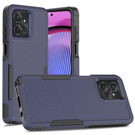 Military Grade TUFF Hybrid Armor Case for Motorola Moto G Power 5G 2023 - Navy Blue