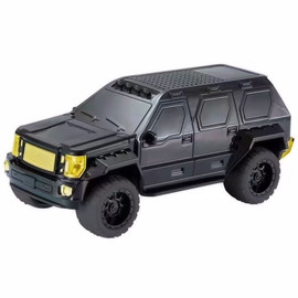 George Patton SUV Bluetooth Wireless Speaker with LED Headlights - Black