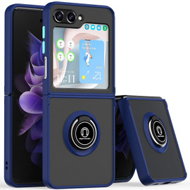 Aero Flex Ring Grip Case for Samsung Galaxy Z Flip 5 - Blue