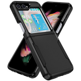 TUFF Hybrid Armor Case for Samsung Galaxy Z Flip 5 - Black