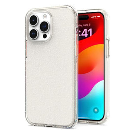 Stardust Glitter Hybrid Case for iPhone 15 Pro Max - Clear
