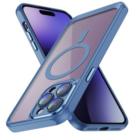 Shade Series MagSafe Case with Camera Lens Protector for iPhone 15 Pro Max - Blue