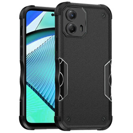 Military Grade Shockproof Hybrid Armor Case for Motorola Moto G Power 5G 2024 - Black