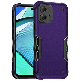 Military Grade Shockproof Hybrid Armor Case for Motorola Moto G Power 5G 2024 - Purple