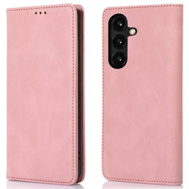 Leather Folio Wallet Case for Samsung Galaxy A35 5G - Pink