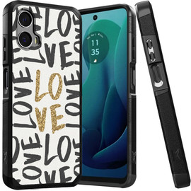 Shockproof Air Cushion Hybrid Case for Motorola Moto G 5G 2024 - Love