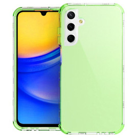 Military Grade Transparent Hybrid Case for Samsung Galaxy A35 5G - Green