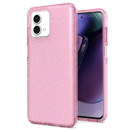 Stardust Glitter Hybrid Case for Motorola Moto G Stylus 5G 2024 - Pink