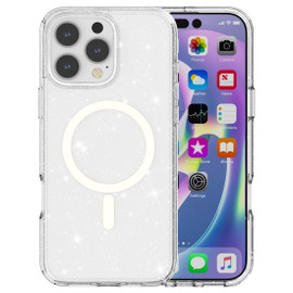 Crystal Glitter Fusion Case with MagSafe for iPhone 16 Pro - Clear