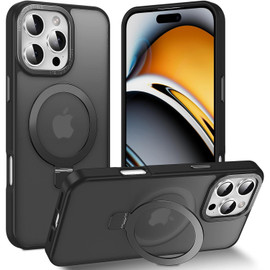 Shade Series MagSafe Case with Kickstand Ring Holder for iPhone 16 Pro Max - Black